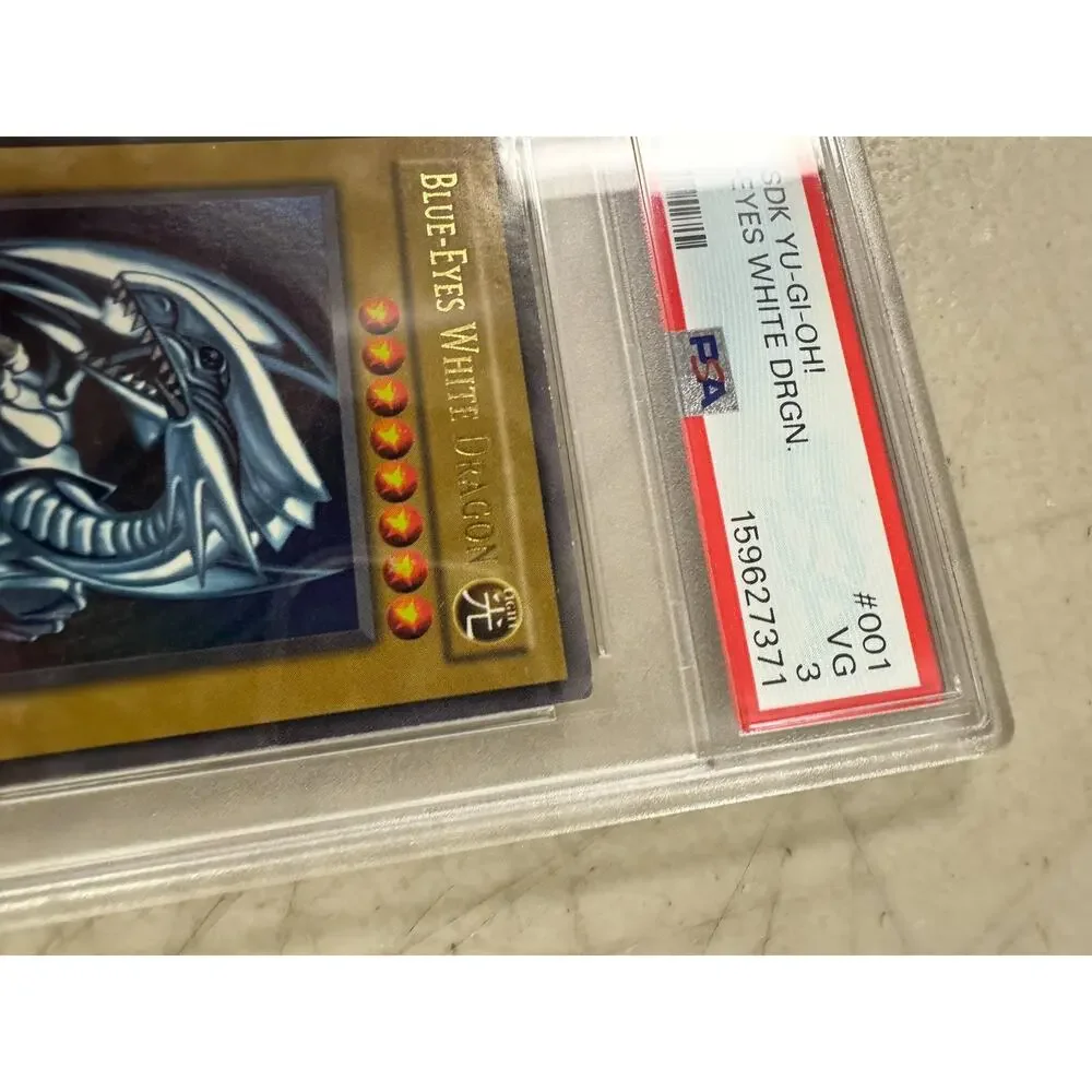 2002 Yu-Gi-Oh Starter Deck Kaiba Blue-Eyes White Dragon SDK-001 PSA 3 VG Card